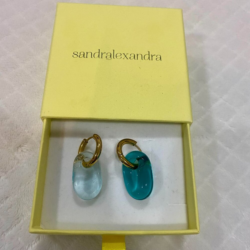 Sandralexandra Mismatch Glass Earrings